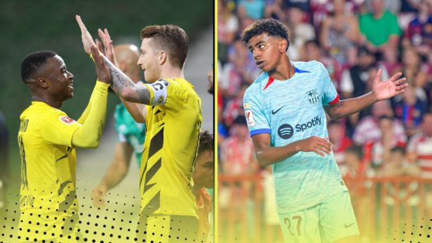 Youngest Goalscorers in Europe featuring Youssoufa Moukoko and Lamine Yamal