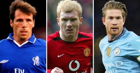 Top 10 Premier League playmakers ranked: De Bruyne, Scholes, Zola…