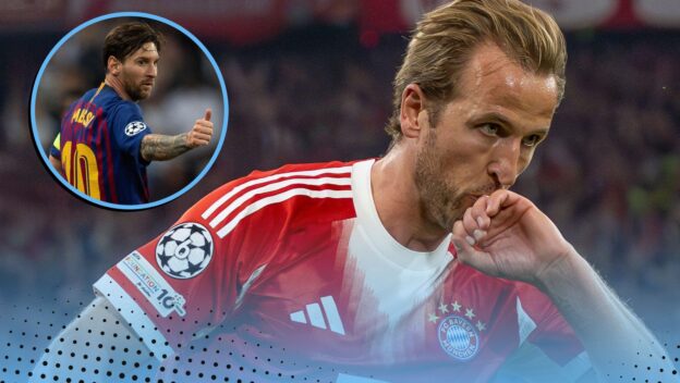 Harry Kane and Lionel Messi