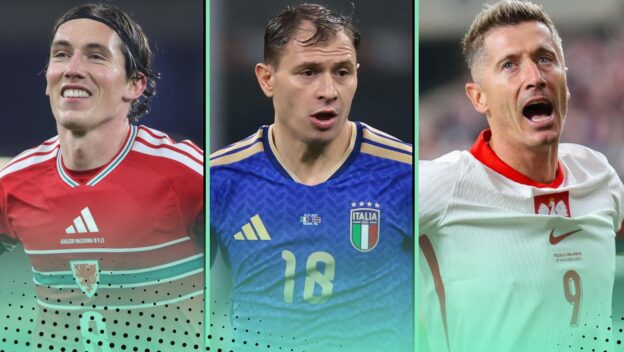 Harry Wilson, Nicolo Barella and Robert Lewandowski