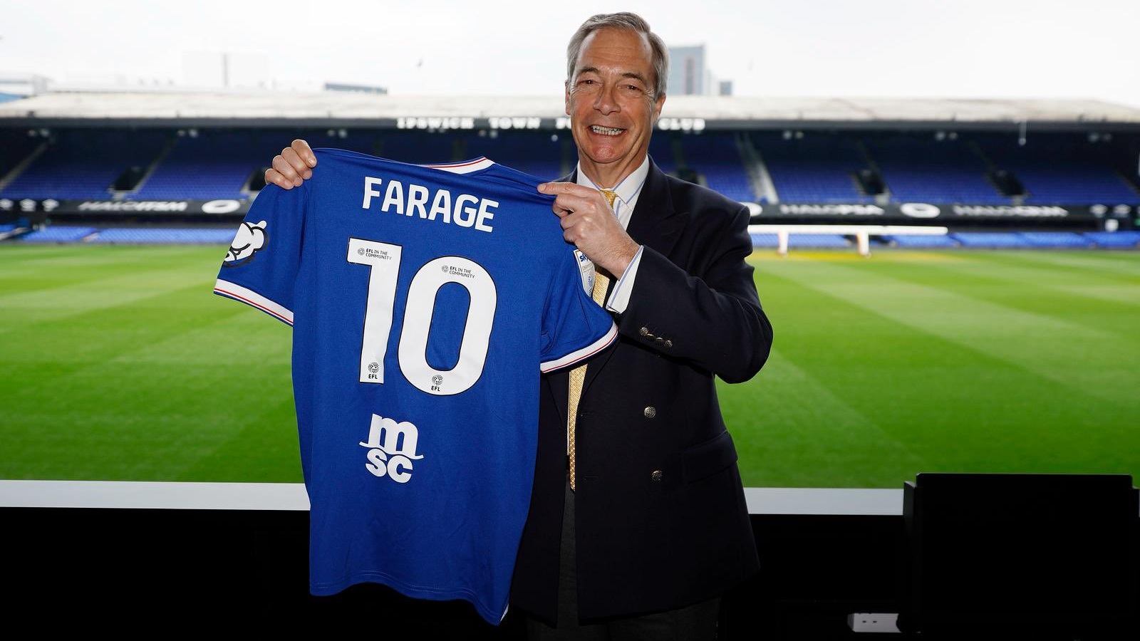 Times politicians have used football to their own advantage after Farage visits Ipswich
