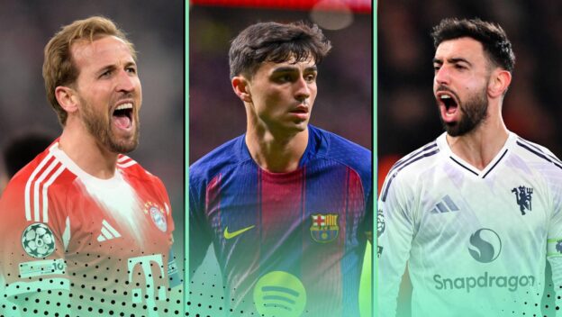 OPTA Global Power Rankings featuring Bayern Munich, Barcelona, Man Utd