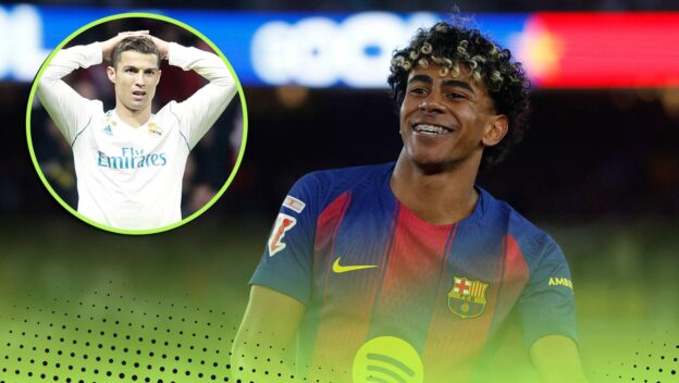 Lamine Yamal Cristiano Ronaldo La Liga record