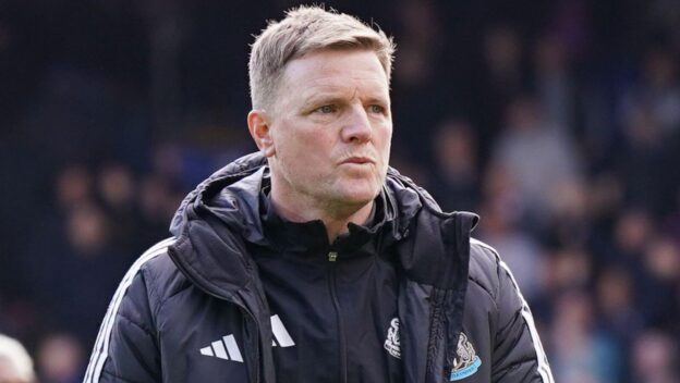 Eddie Howe after a Newcastle defeat