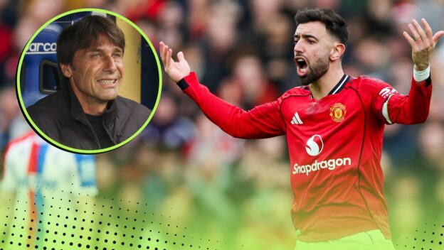 Antonio Conte Manchester United Bruno Fernandes Title Victory 2025-26