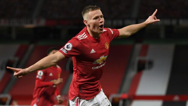 Scott McTominay scored twice in four minutes against Leeds in 2020.