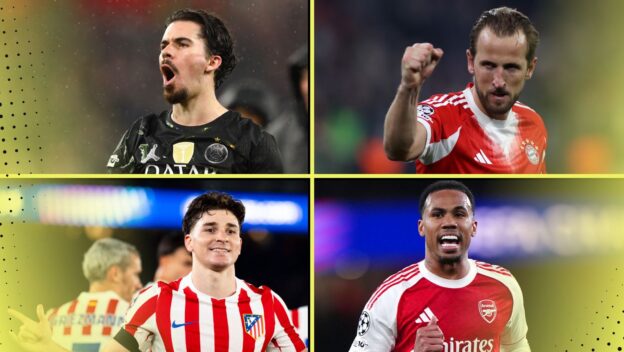 Champions League Semi-Final Power Rankings featuring PSG, Bayern, Atletico, Arsenal