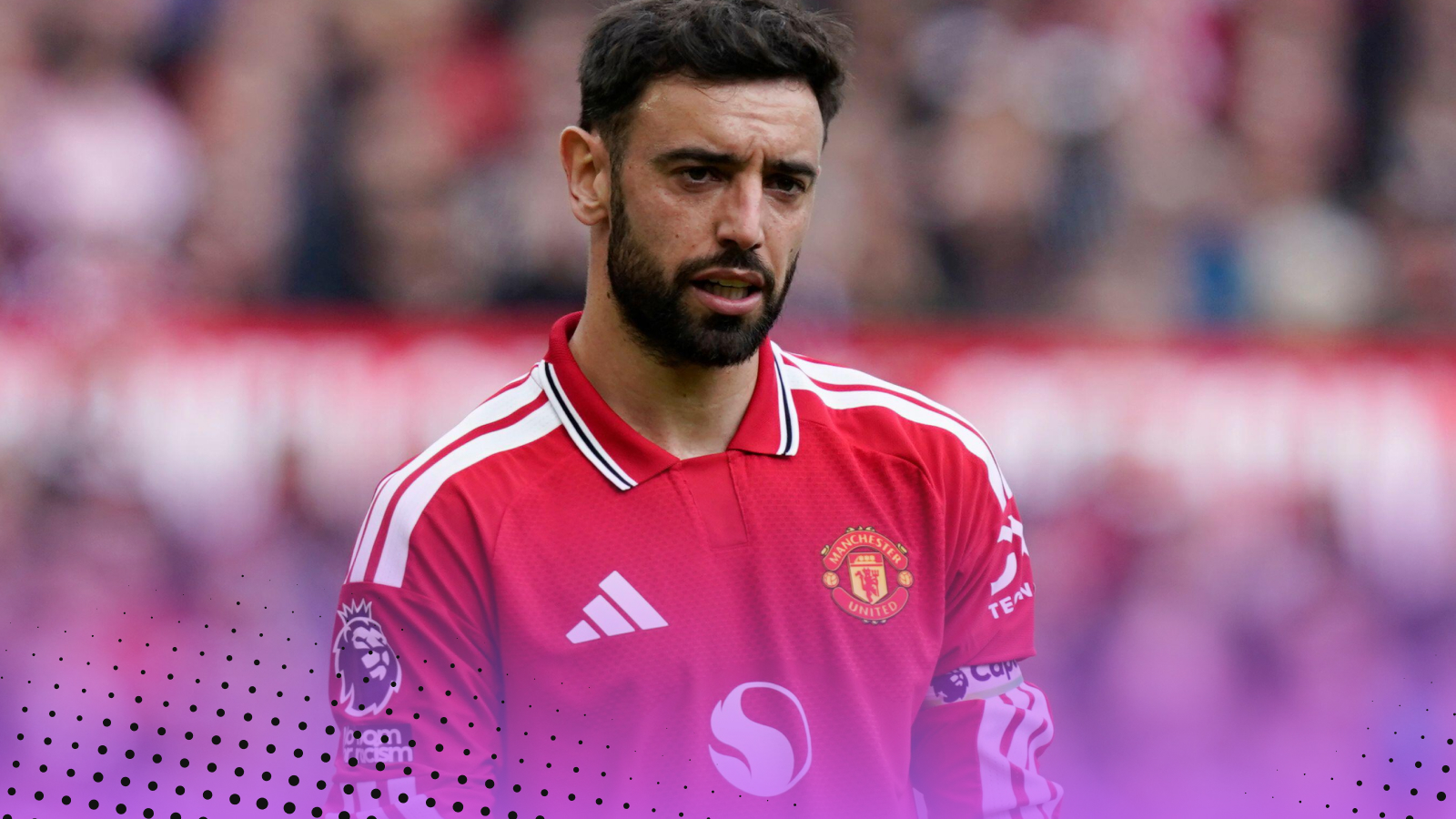 Manchester United captain Bruno Fernandes.