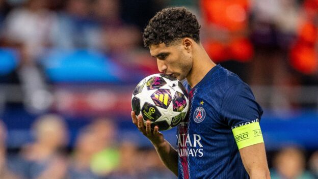 Achraf Hakimi has won the Champions League with PSG and Real Madrid.