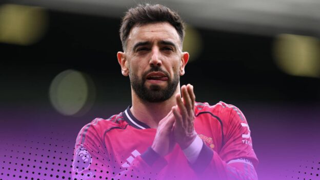 Bruno Fernandes during Manchester United v Liverpool