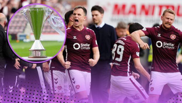 How many points do Hearts need to win the Scottish Premiership?