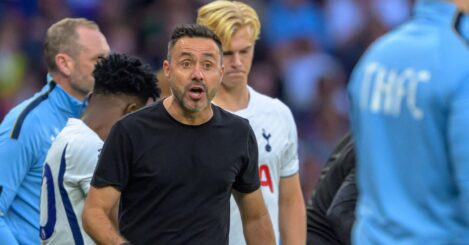 The iffy Premier League table since Tottenham appointed Roberto De Zerbi