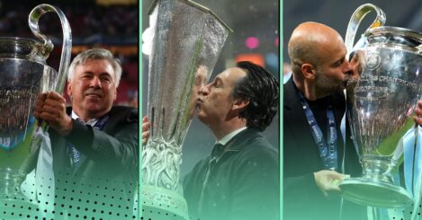The 13 managers in football history to win 3+ European trophies: Unai Emery above Guardiola, Ferguson…