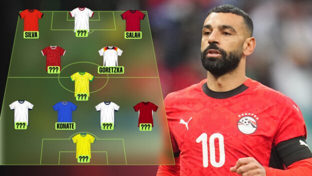 An out-of-contract World Cup XI with Mohamed Salah