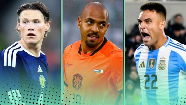 Scott McTominay, Donyell Malen and Lautaro Martinez