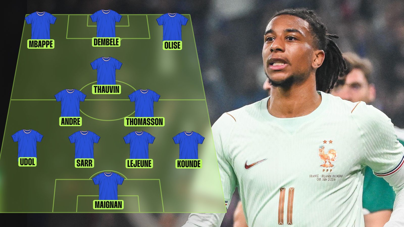 France's best XI – based entirely objectively, statistically on 2025-26 form: No Saliba or Konate?!