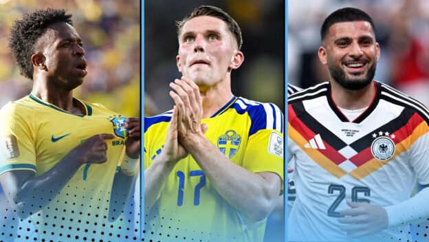 Top Goalscorers of 2026 featuring Vinicius Junior, Viktor Gyokeres, Deniz Undav