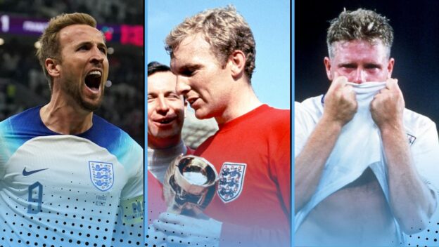 England World Cup Quiz featuring Harry Kane, Bobby Moore and Paul Gascoigne