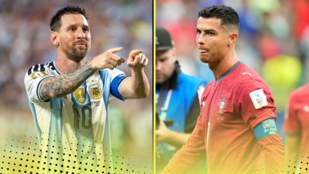 Lionel Messi Cristiano Ronaldo 2026 World Cup stats comparison goals assists dribbles passes