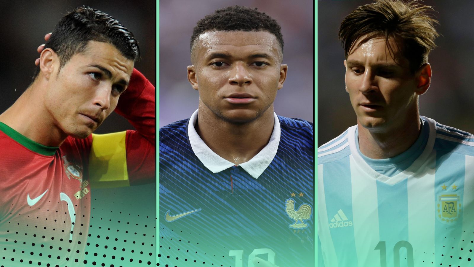 Compare as estatísticas após 100 partidas internacionais