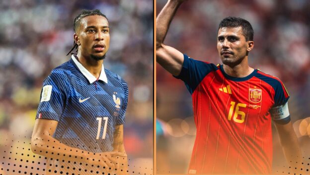 Michael Olise and Rodri are two stat leaders at this World Cup.