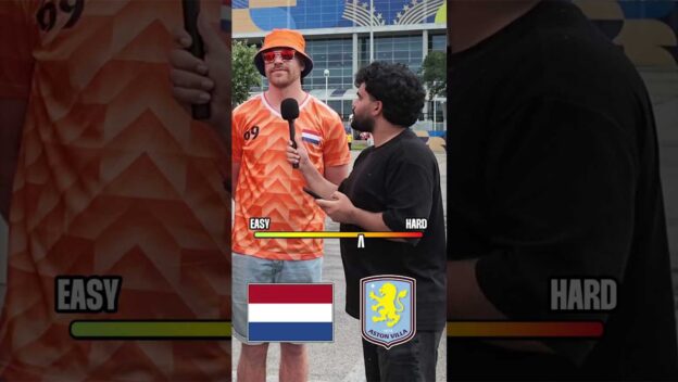 Dutch fans being interviewed