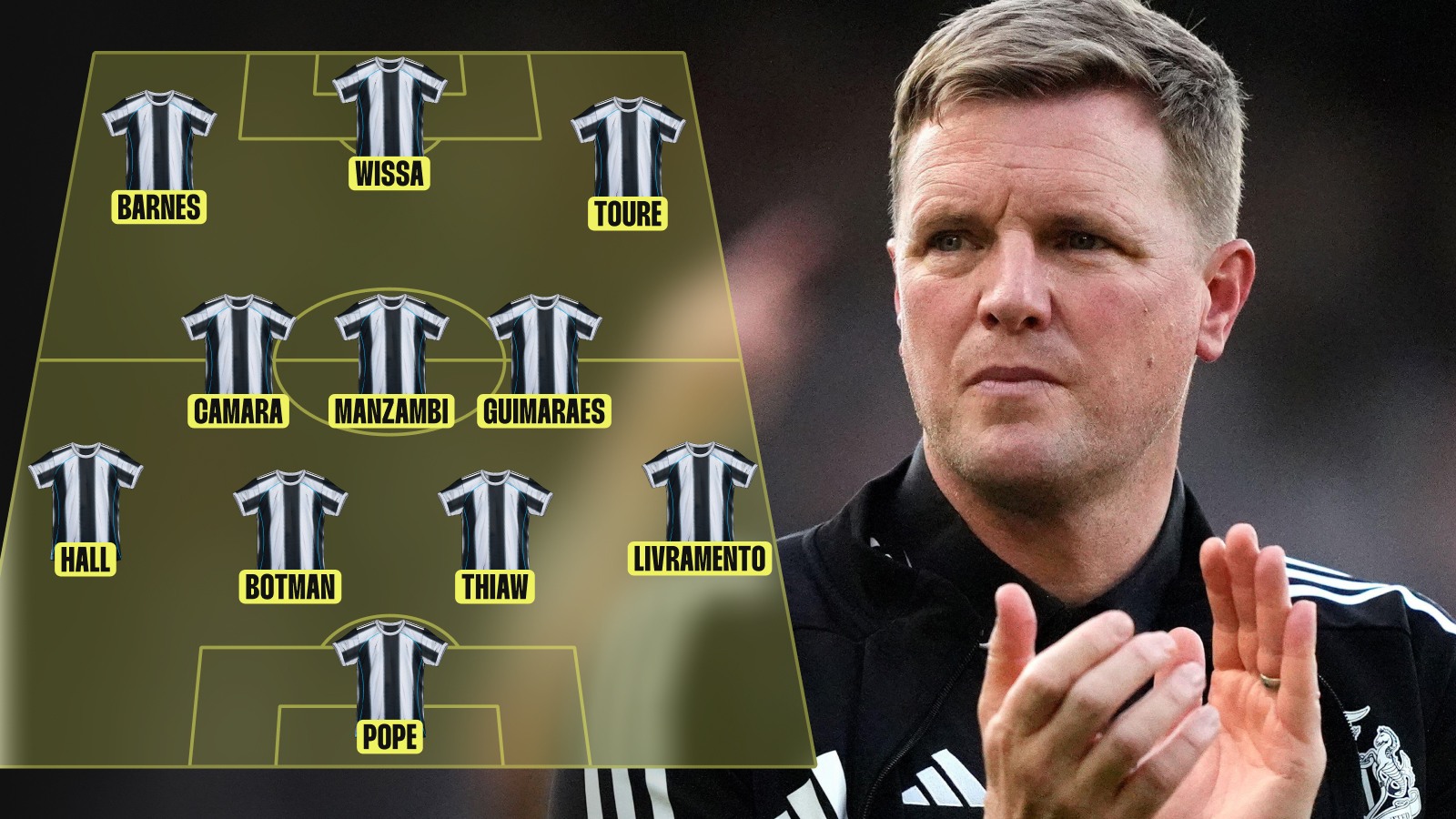 Newcastle XI after a summer of change.