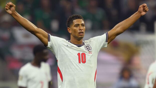 Jude Bellingham is England's No. 10 at the 2026 World Cup.