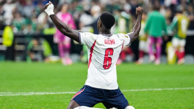 Marc Guehi has been England's No.6 at the past two tournaments.