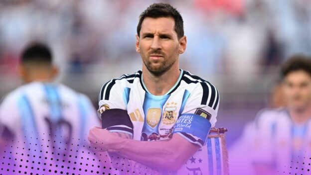 Lionel Messi of Argentina