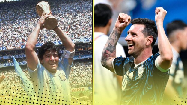 Diego Maradona 1986 World Cup Lionel Messi 2026 World Cup