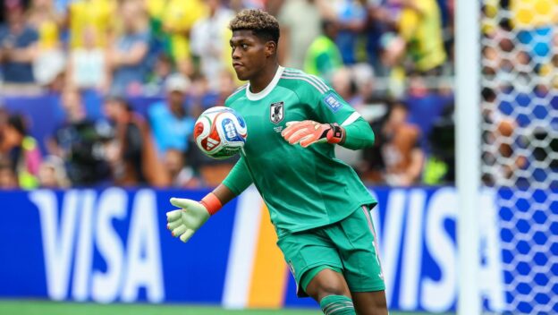 Zion Suzuki during the 2026 World Cup for Japan.