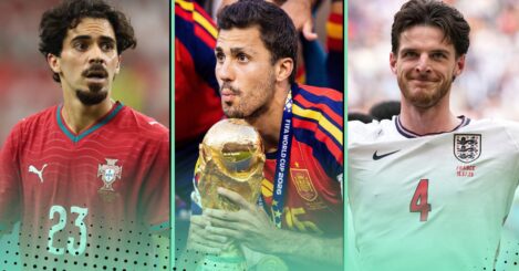 Ranking the 10 best midfielders in world football: Rodri, Rice, Vitinha…