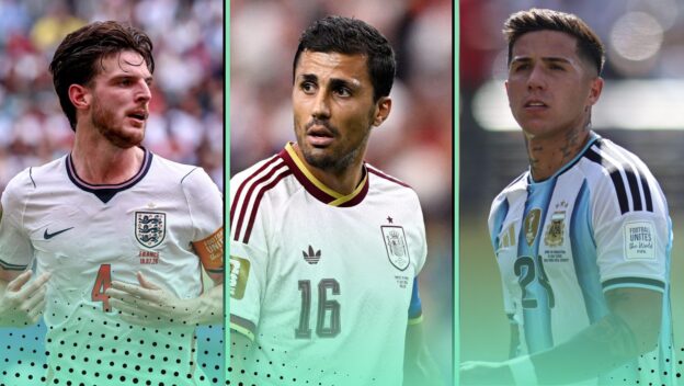 Premier League stars Declan Rice, Rodri and Enzo Fernandez among the players who notched the most minutes at the 2026 World Cup