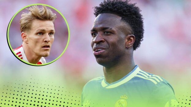 Martin Odegaard and Vinicius Junior