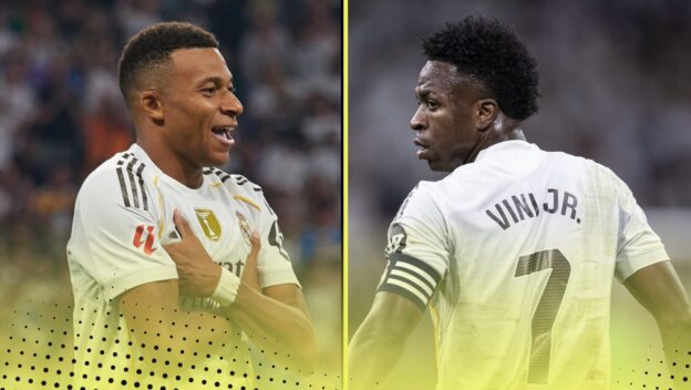 Kylian Mbappe Vinicius Junior Real Madrid Goals Assists Compared