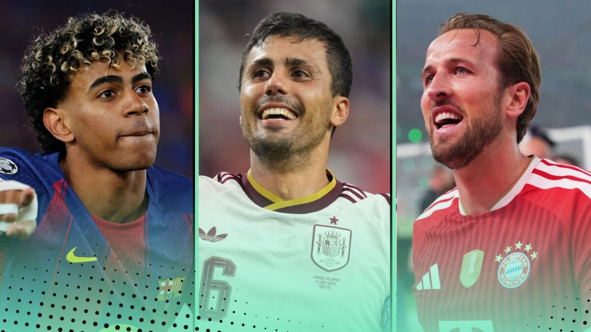 Best XI in world football featuring Rodri, Lamine Yamal, Harry Kane