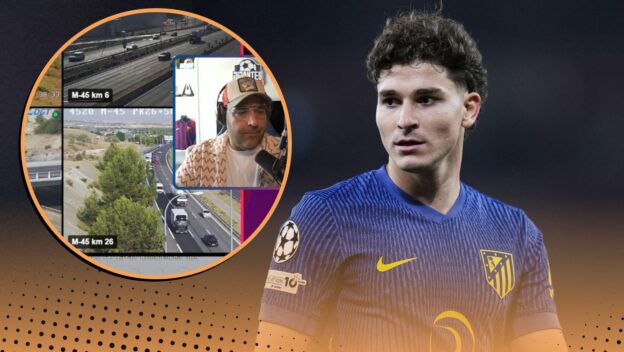 Julian Alvarez Barcelona transfer saga cameras live traffic