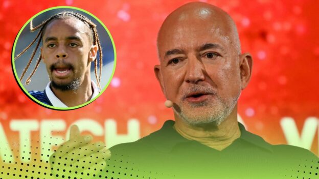 Bradley Barcola and Jeff Bezos