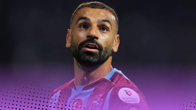 Mohamed Salah playing for Trabzonspor