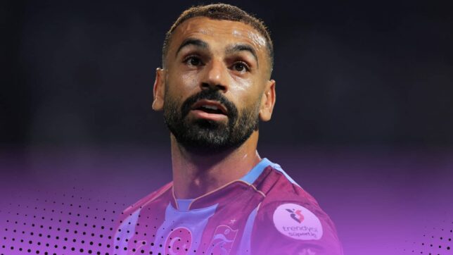 Mohamed Salah playing for Trabzonspor