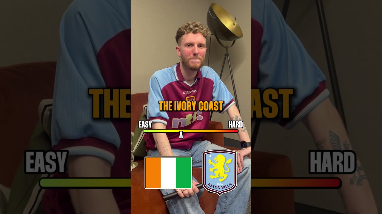 Can you name an Aston Villa player from all of these nations?