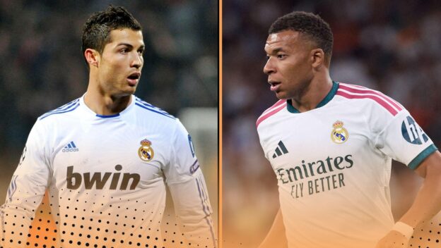 Cristiano Ronaldo and Kylian Mbappe
