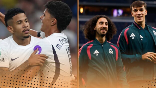 Savio and Mateus Fernandes at Tottenham and Marc Cucurella and Carlos Espi at Real Madrid