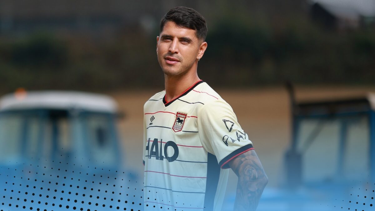 Ipswich's new signing Exequiel Palacios.