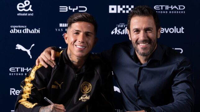 Enzo Fernandez has cost Manchester City £125million.