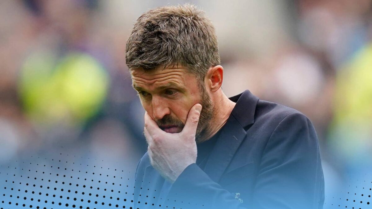 Michael Carrick looking down