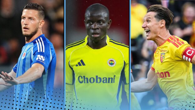 2026-27 Champions League forgotten footballers featuring N'Golo Kante, Kevin Wimmer and Florian Thauvin