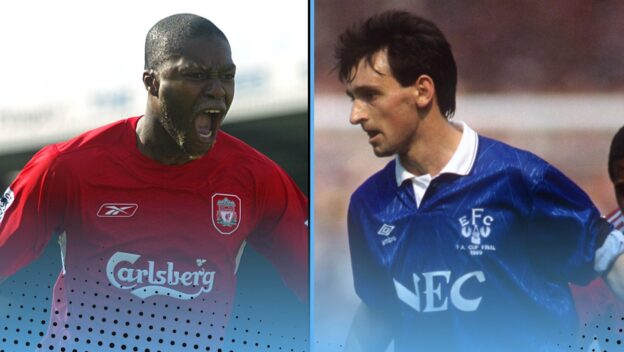 Djibril Cisse and Pat Nevin
