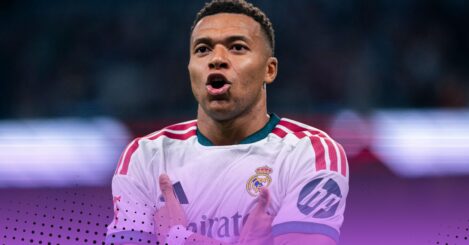 Kylian Mbappe scores two as Golden Boot race with Raphinha continues